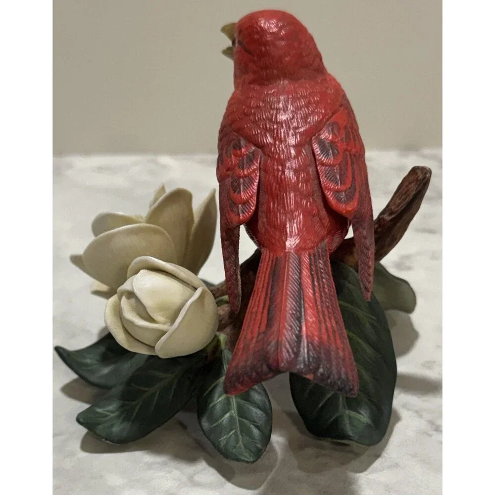 1996 Lenox Fine Porcelain Summer Tanager Bird Figurine
